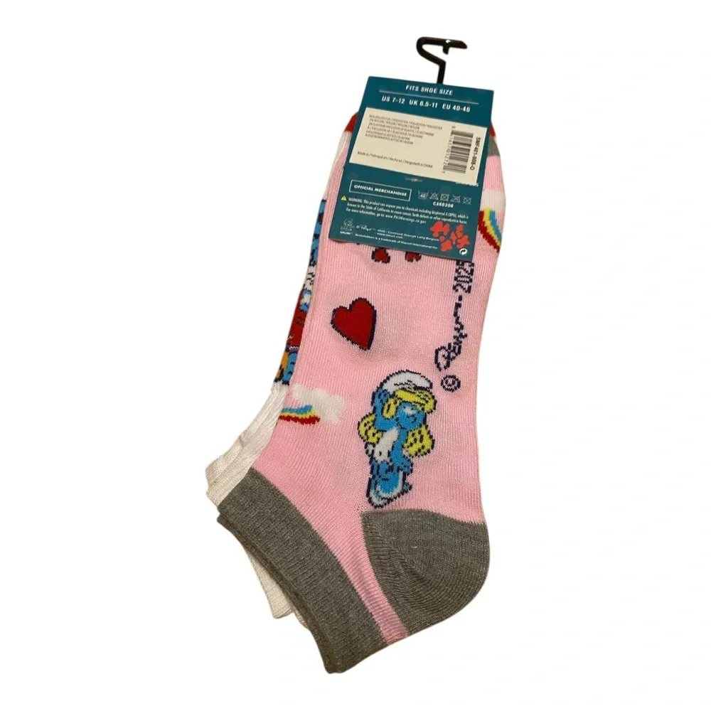 Smurf’s Colorful Ankle Socks - 2 pair